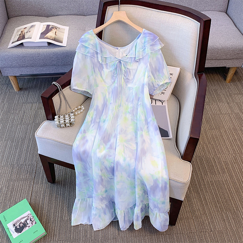 green emerald velvet dress 2XL-6XL) Plus Size Blue Watercolour Floral Fairy Dress (EXTRA BIG SIZ –  Pluspreorder