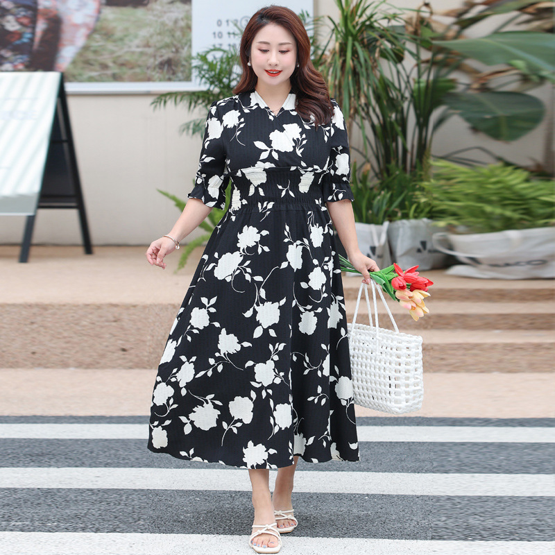 Plus size short sleeve midi dress best sale