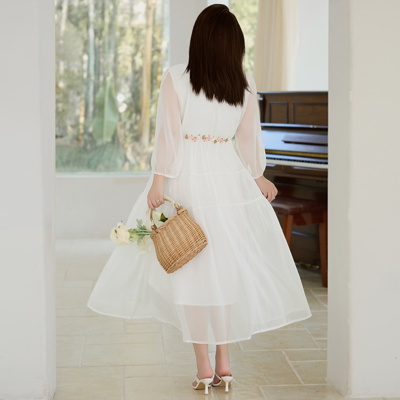 Plus Size Chiffon Floral Wedding Guest Dress (EXTRA BIG SIZE) – Pluspreorder