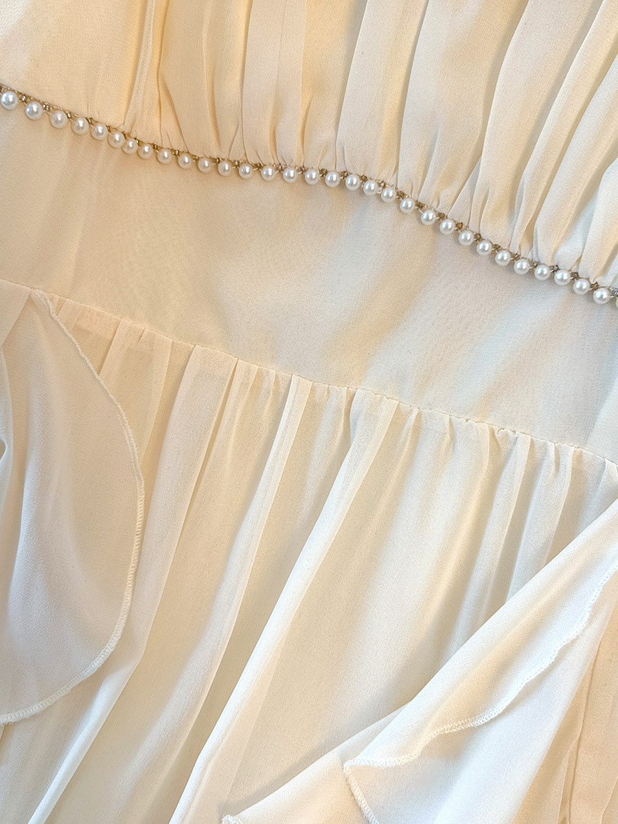 Plus Size Cream Cottage Core Formal Dress (EXTRA BIG SIZE) – Pluspreorder
