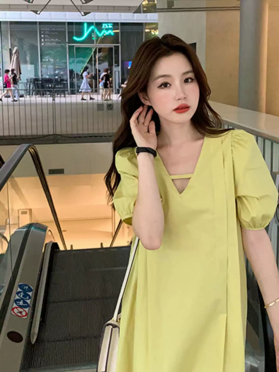 Plus Size Short Sleeve Babydoll Dress (EXTRA BIG SIZE) – Pluspreorder