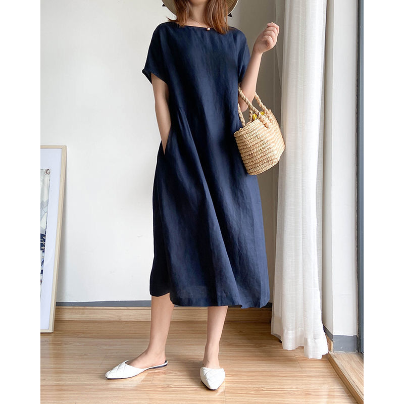 Richie House Kimono Robe Women's Short Sleeve Cotton Bathrobe Party  Dressing Gown Sleepwear RHW2753-L-S