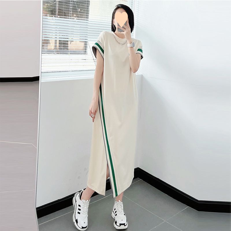 korean modern dress Plus Size Slant Korean Modern T Shirt Dress – Pluspreorder