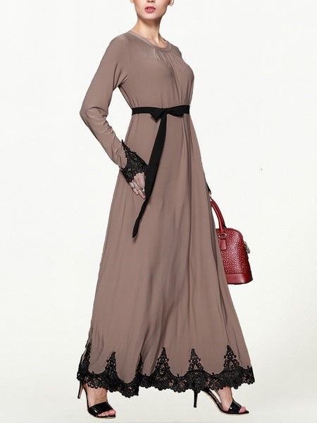 S-3XL) Kiele Plus Size Abaya Hijab Muslim Long Sleeve Maxi Dress (2 C Pluspreorder S-3XL) Kiele Plus Size Abaya Hijab Muslim Long Sleeve Maxi Dress (2 C Pluspreorder