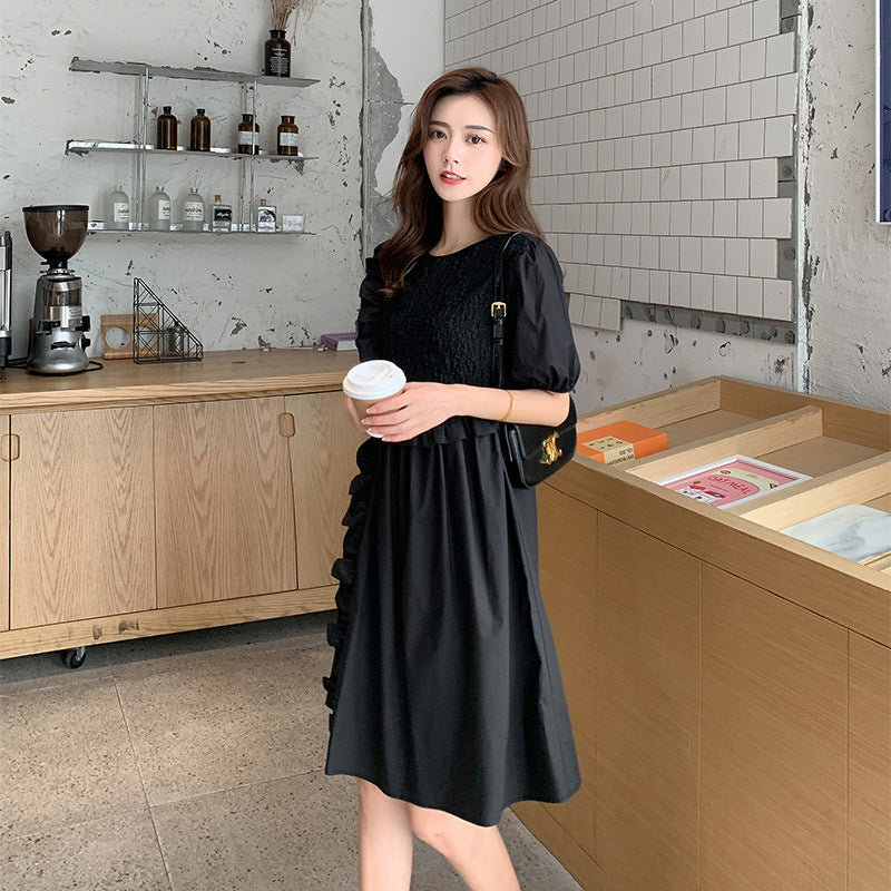 Plus Size Black Korean Babydoll Dress Pluspreorder Plus Size Black Korean Babydoll Dress Pluspreorder