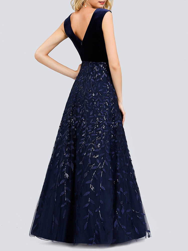 princess polly baby blue dress Gül Moda Plus Size Evening Dress Navy Blue Sequin Sequined Midi Lined  Graduation Wedding Party Dress Navy G107-1- Trendyol main image 0