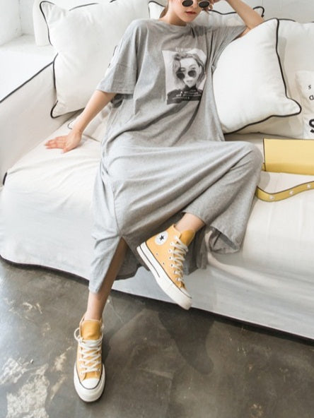 Kaiala Plus Size V Neck T Shirt Midi Dress Pluspreorder Kaiala Plus Size V Neck T Shirt Midi Dress Pluspreorder