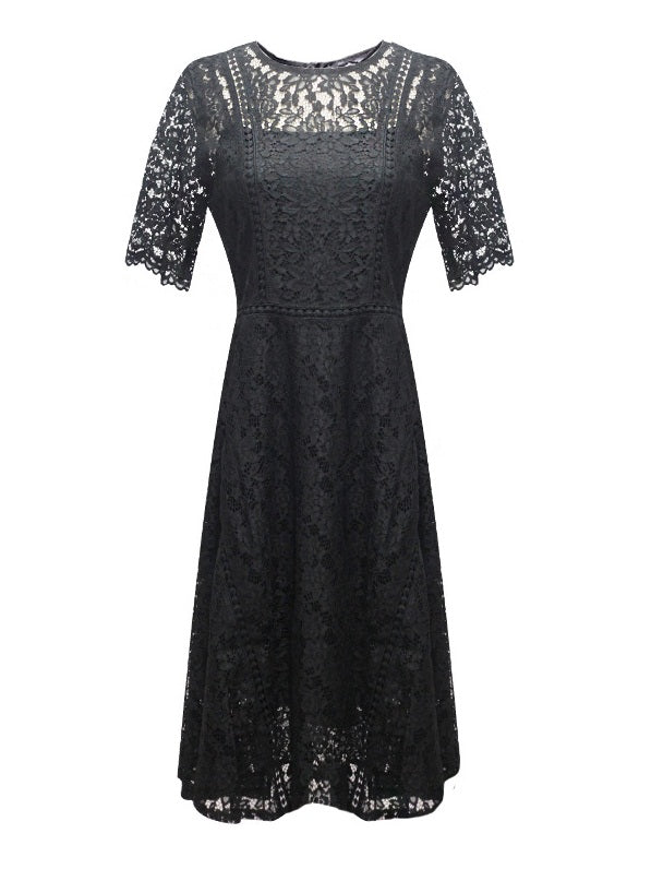 Kaedyn Plus Size Black A Line Formal Dress – Pluspreorder
