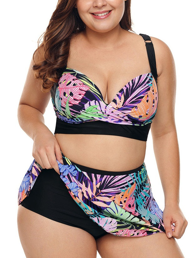 Red two piece best sale swimsuit