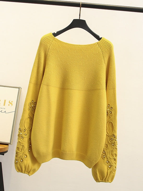 Red blue sales and yellow sweater