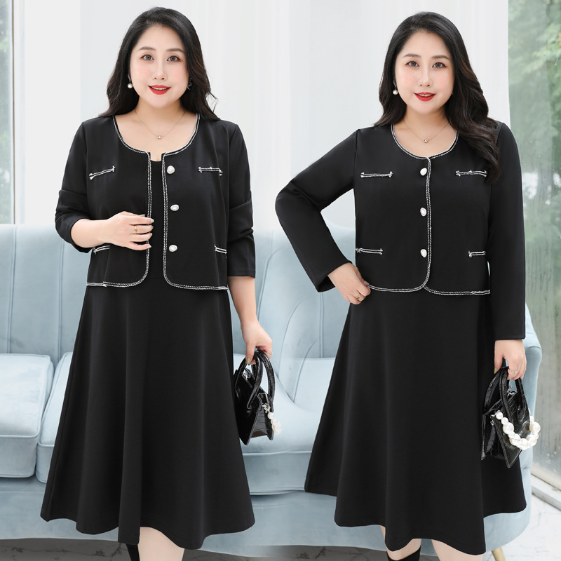 Plus size best sale black skirt 8xl