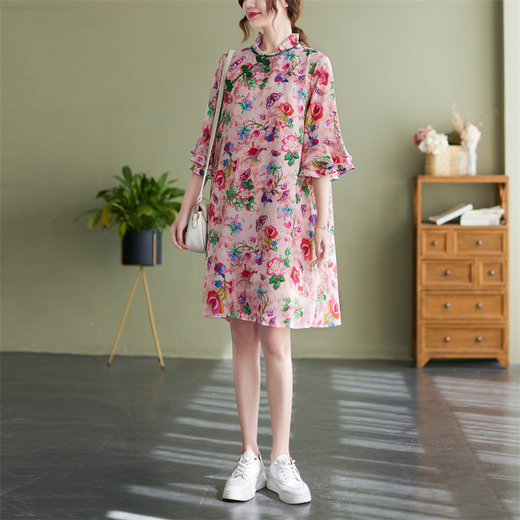 Chiffon cheap casual dress