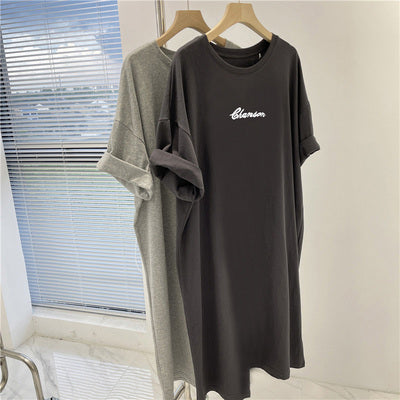 Plus Size Korean T Shirt Dress – Pluspreorder
