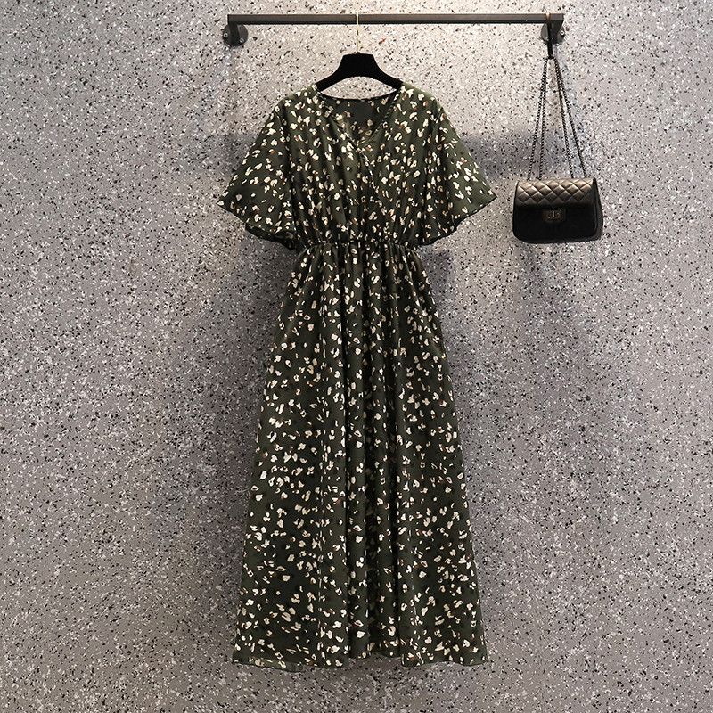 Plus Size Leopard Print Chiffon Maxi Dress – Pluspreorder