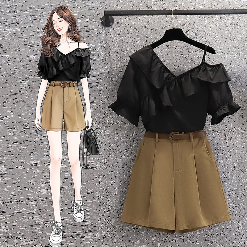 Oversized Blouse and Shorts main image 1