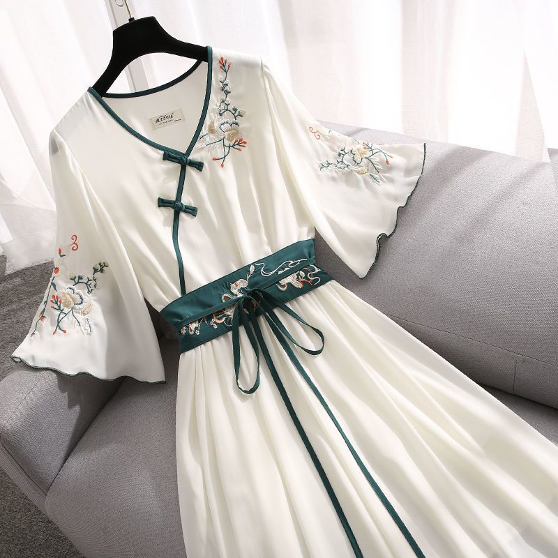 Plus Size Oriental Modern Hanbok Cheongsam Dress Pluspreorder