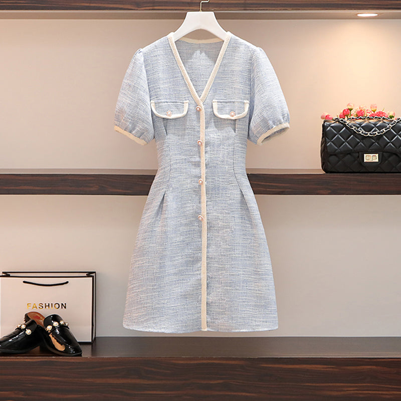 Plus Size Chanel-Esque Tweed Dress Pluspreorder Plus Size Chanel-Esque Tweed Dress Pluspreorder