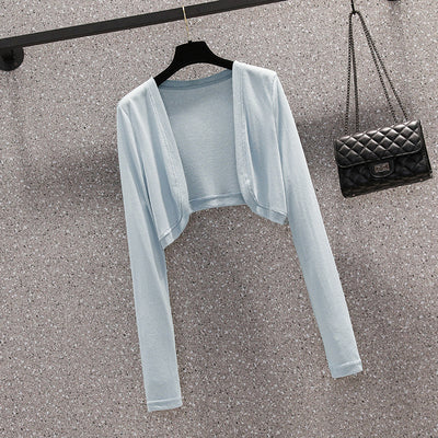 Plus Size Paint Floral Midi Dress And Cardigan Set Blue L Cardigan