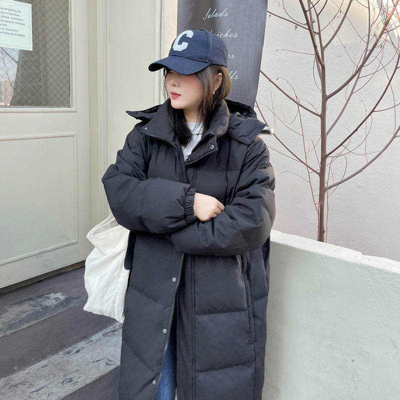 Plus Size Korean Down Padded Long Winter Jacket EXTRA BIG SIZE
