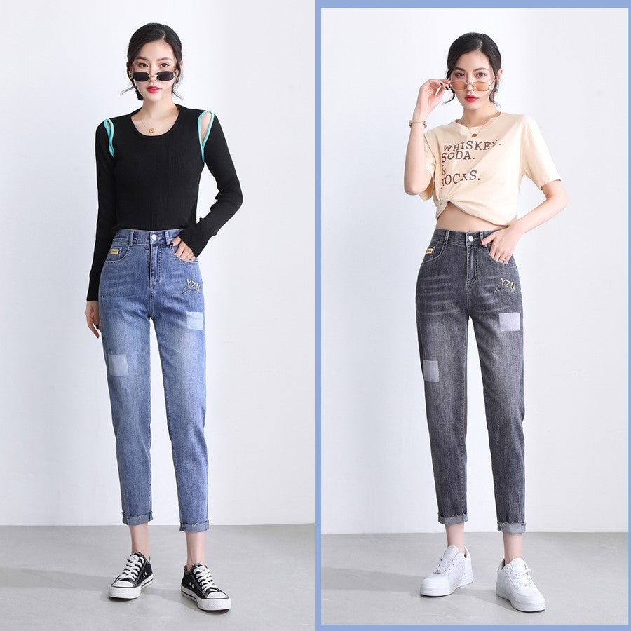 Frayed capri sales jeans
