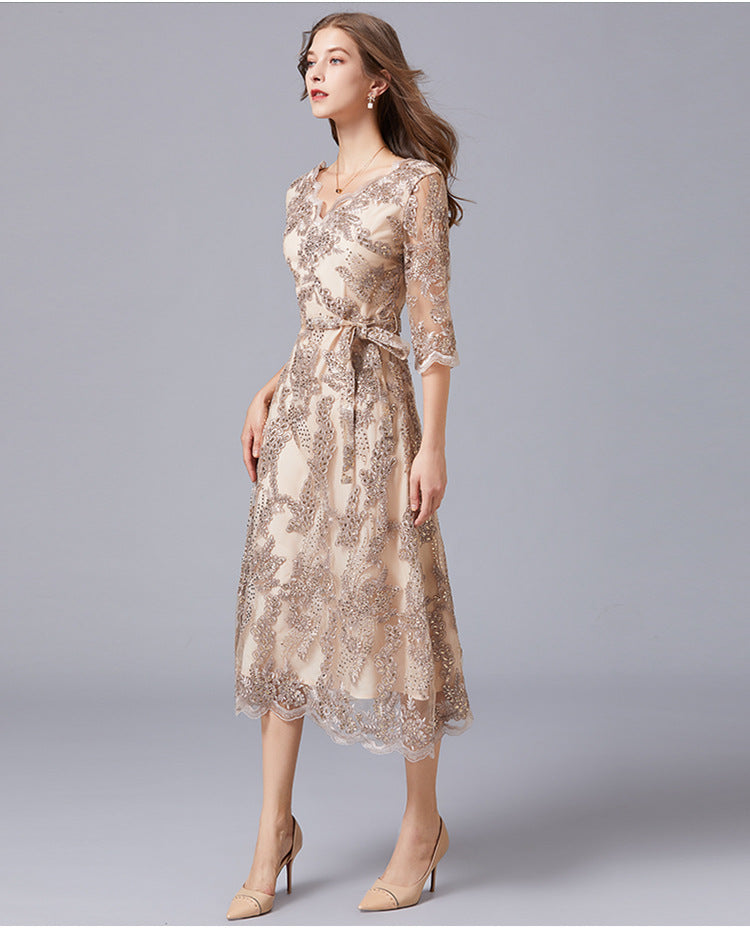 Gold plus size hotsell dresses formal