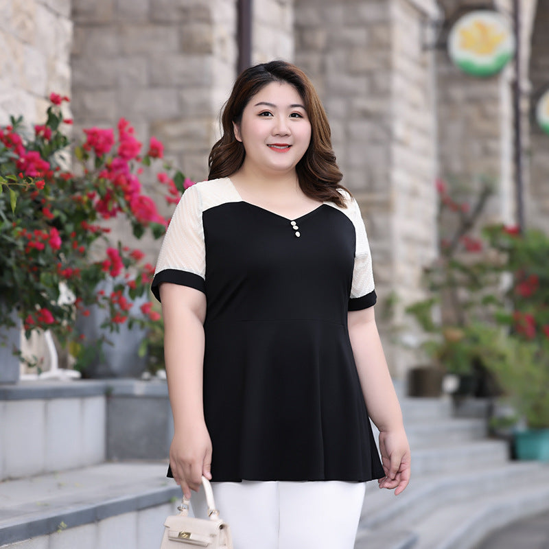 Plus size cheap blouse dress