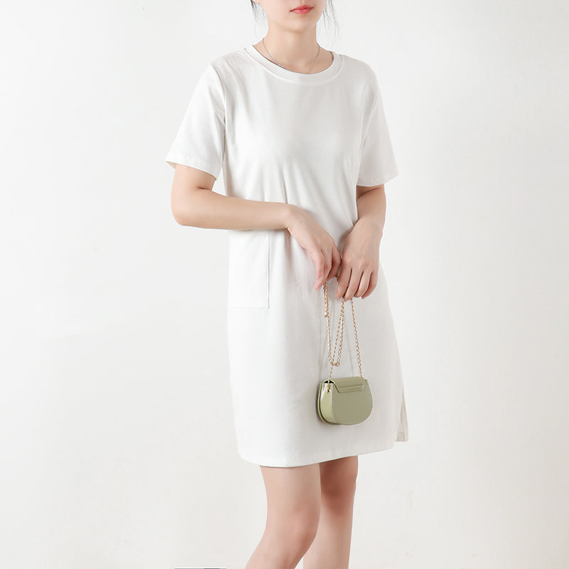White t shirt dress plus size hotsell