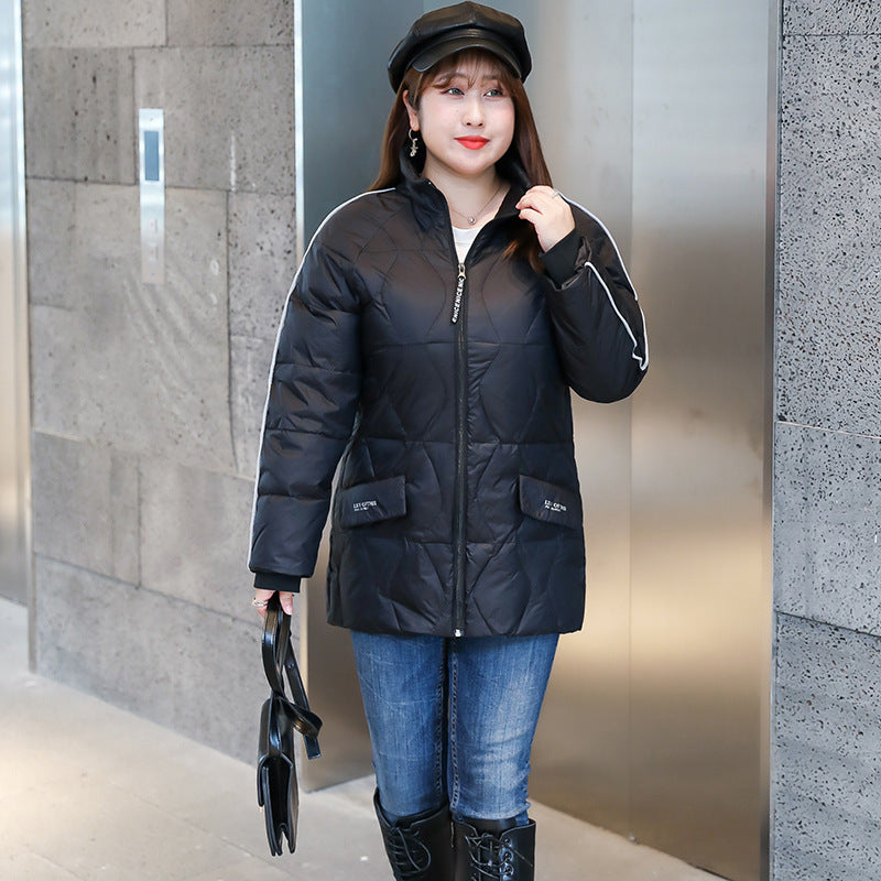 Plus-size Down Jacket In Anhui Red Casual Fashionable Extra-thick And Super Warm main image 0