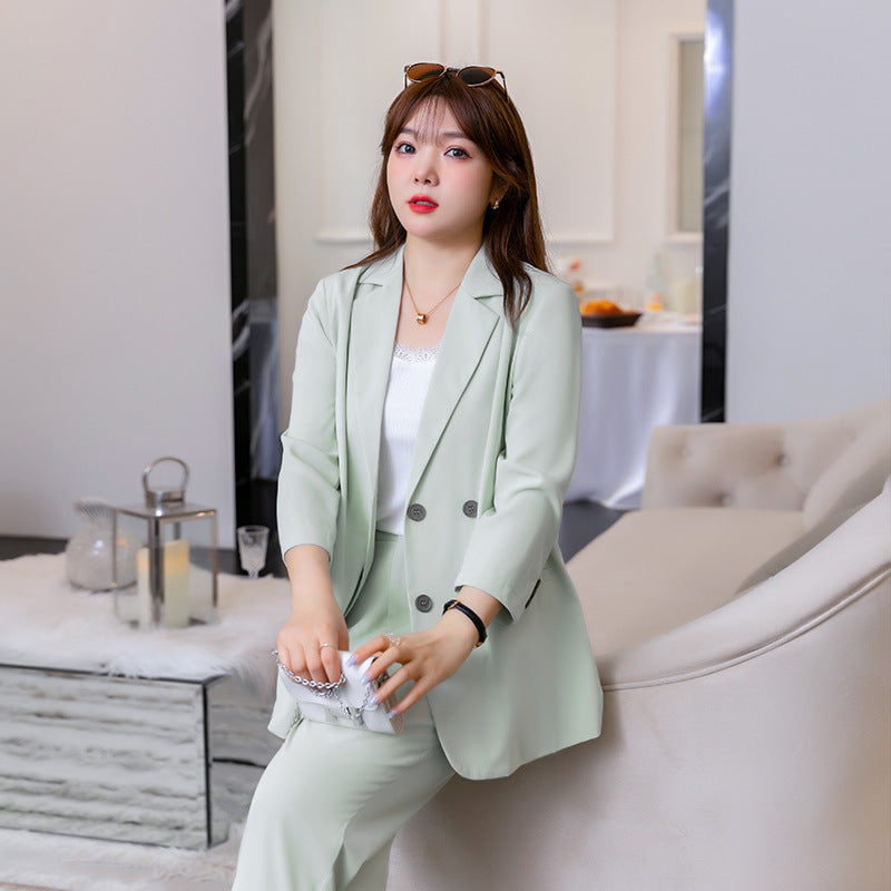 XL 7XL Plus Size Green Blazer and Trouser Pants Set EXTRA BIG SIZE