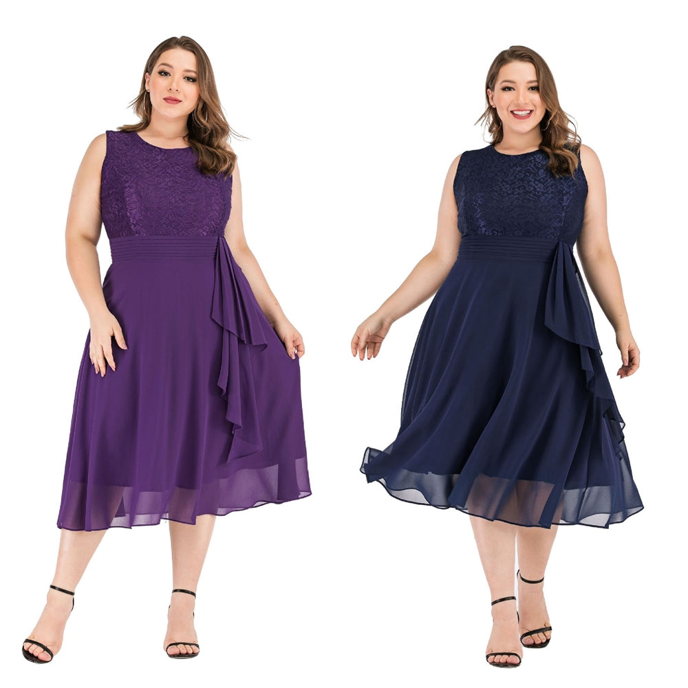 Asymmetrical plus size formal dresses shop