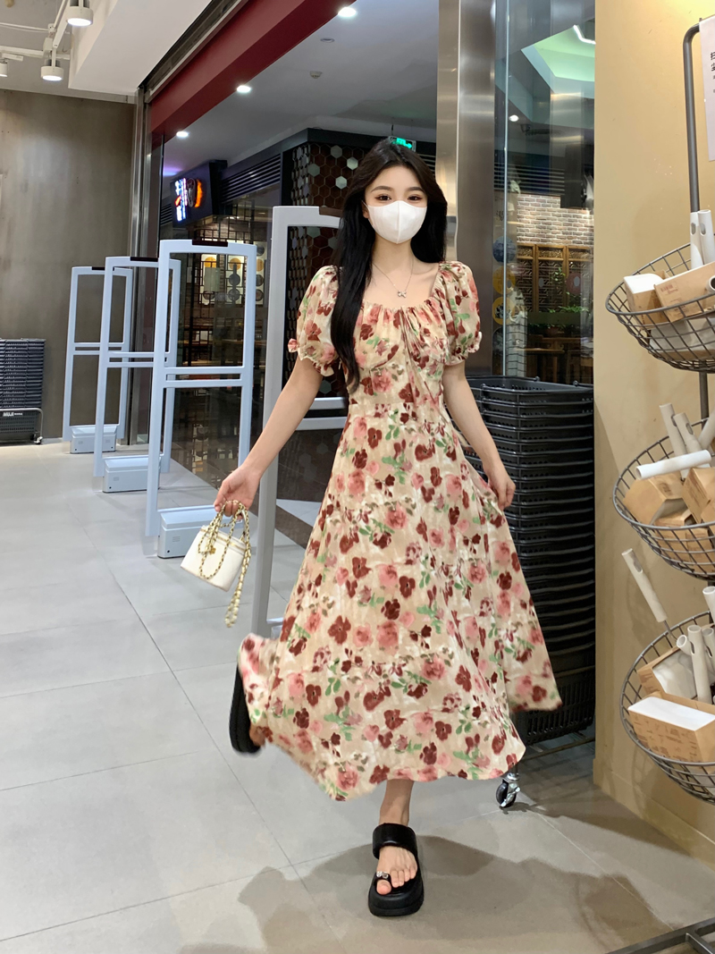 chinese dress ladies Amazon.com: ONMYJFD High Waisted Bow Square Neck Long Sleeved Dress for  Women Korean A-line Long Skirt(Medium) : Clothing, Shoes & Jewelry