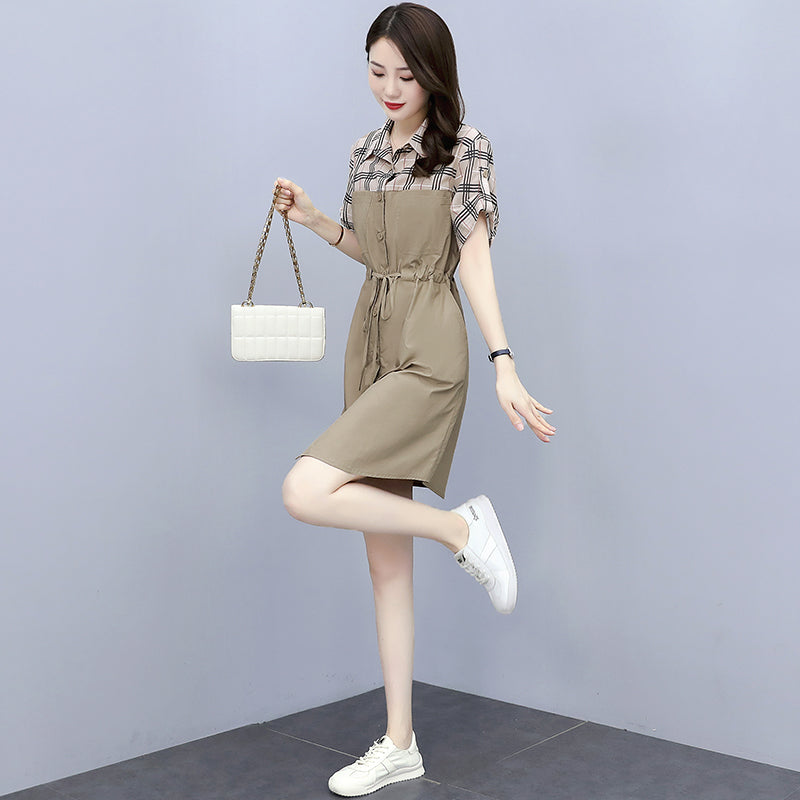 Korean long shirt dress store