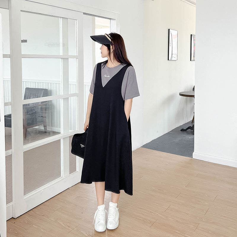 Korean 2 piece dress hot sale
