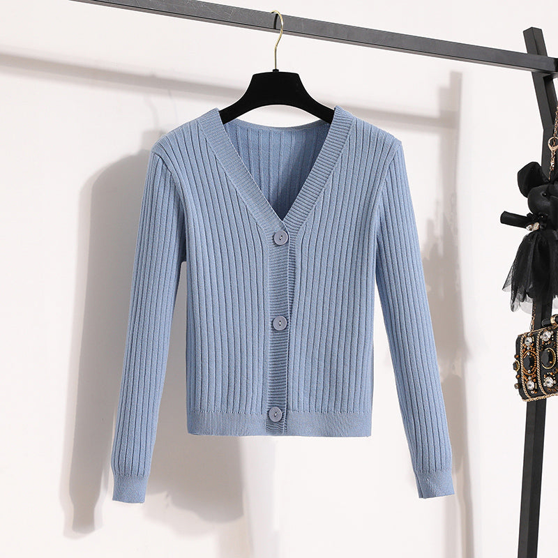 Plus Size Blue Ditsy Floral Sleeveless Midi Dress and Cardigan Set