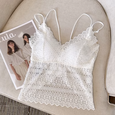 Plus Size Lace Bralette Padded Top Pluspreorder