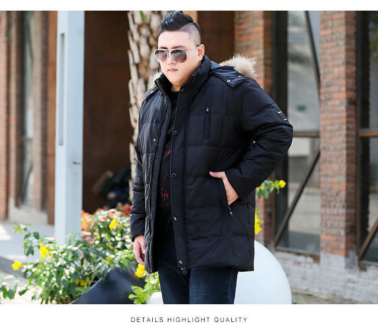Black winter jacket store with fur hood