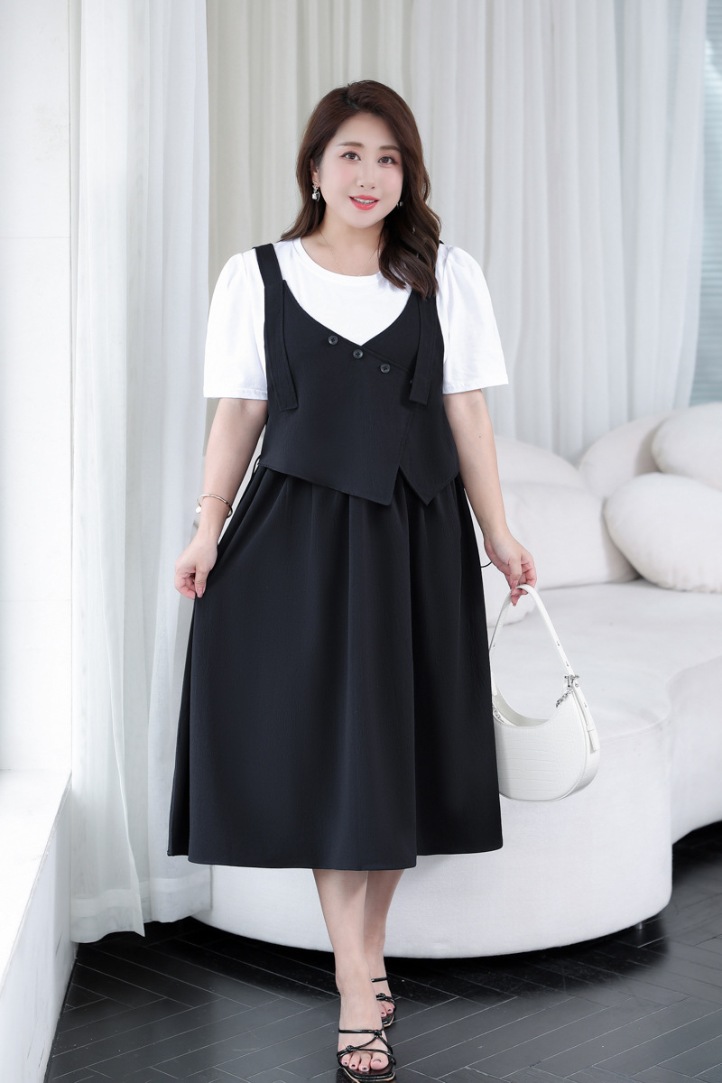 Korean plus size dress sale