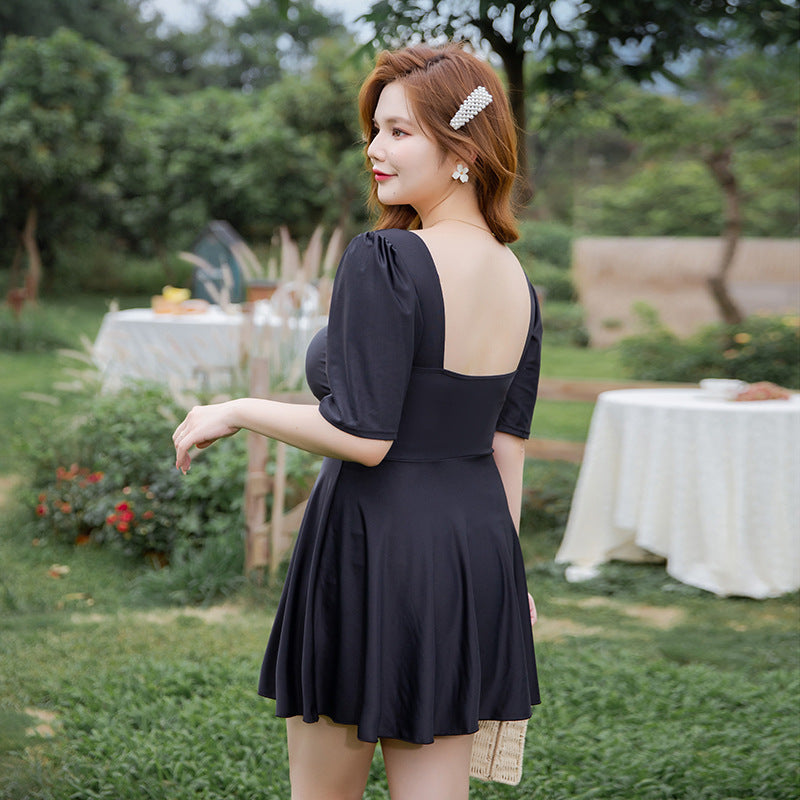 Girls short sales sleeve swimsuit