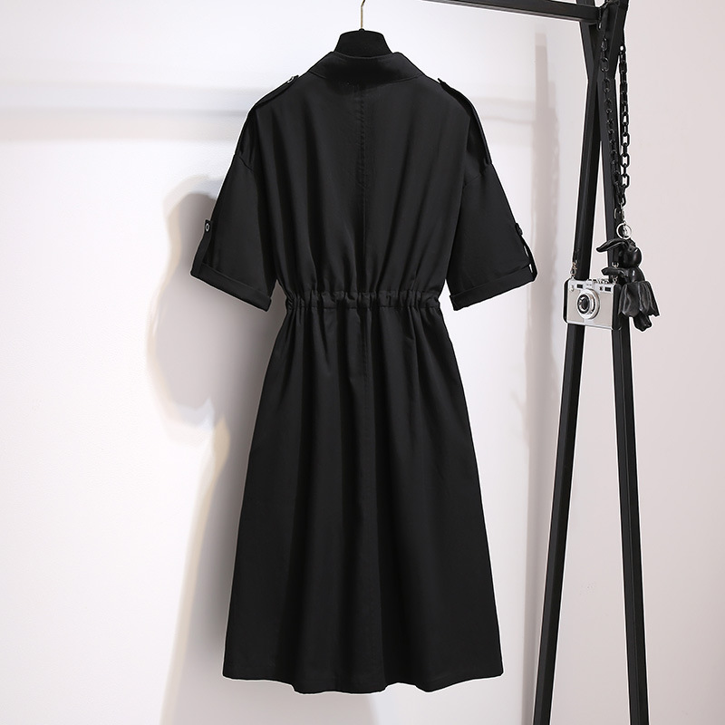 Extra Size (2XL-6XL) Plus Size Utility Shirt Dress (EXTRA BIG SIZE) β Pluspreorder