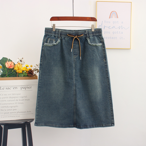 Long jean skirts 3xl online