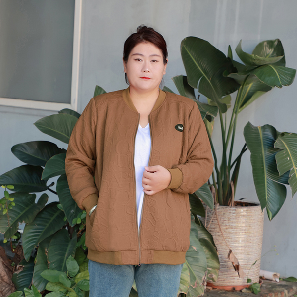 (4XL-10XL) Plus Size Baseball Jacket (Autumn) (EXTRA BIG SIZE)
