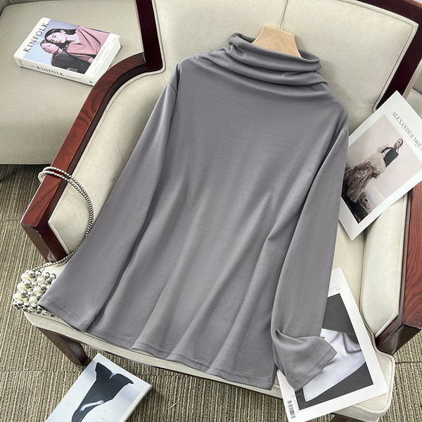 (L-4XL) Plus Size Turtle Neck Winter Long Sleeve Top (EXTRA BIG SIZE)