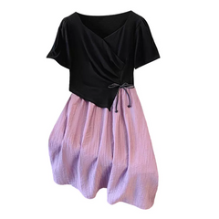 knee length dresses for ladies Margaret Floral Midi Dress Purple | Occasion Dress in Sizes XXS–6X main image 0