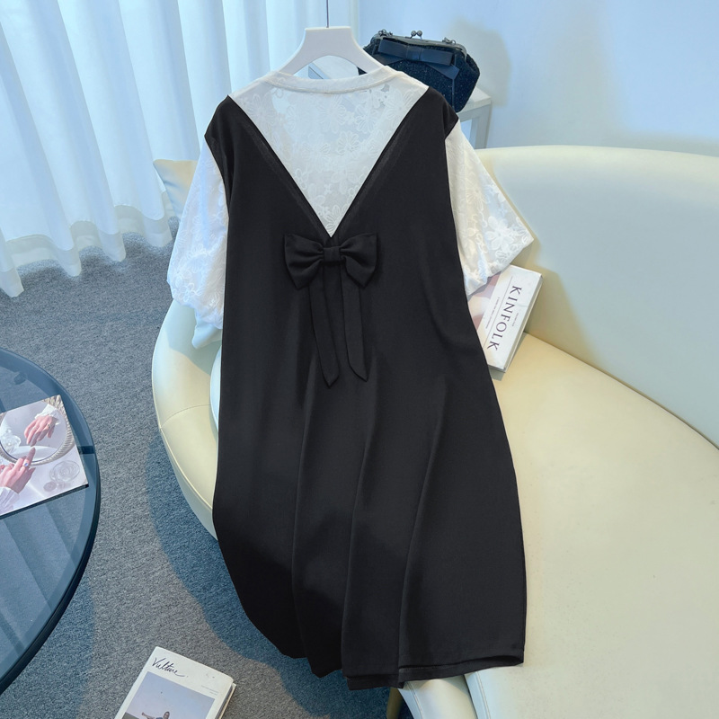 Plus Size 2-In-1 Short Sleeve Dress (EXTRA BIG SIZE) – Pluspreorder