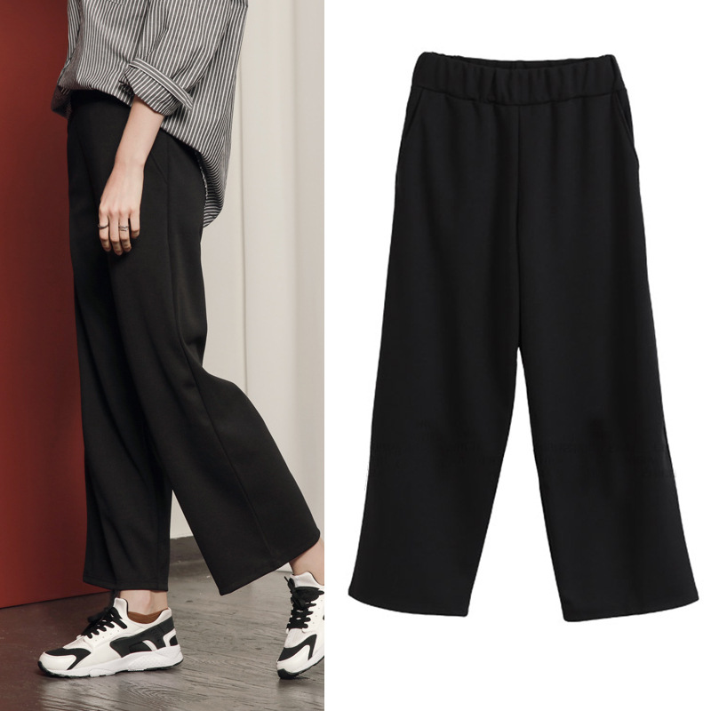 Plus Size Ankle Straight Leg Pants (EXTRA BIG SIZE)