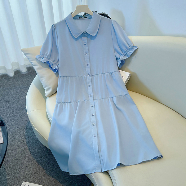 Plus Size Babydoll A Line Shirt Dress (EXTRA BIG SIZE)