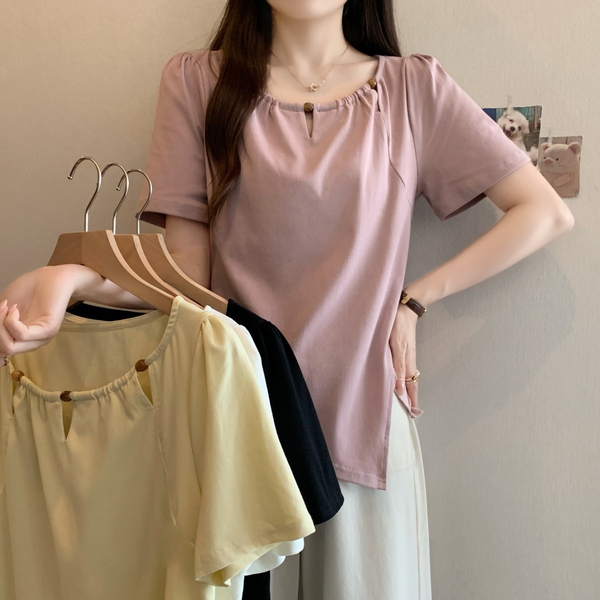 Plus Size Beaded Pastel Top