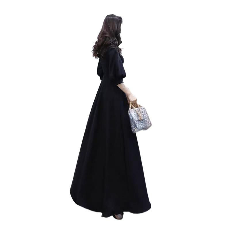 Plus Size Black 3/4 Sleeve Evening Dress Pluspreorder Plus Size Black 3/4 Sleeve Evening Dress Pluspreorder
