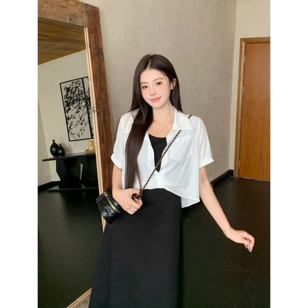 black dress halter Beige Sleeveless Tank Dress main image 0