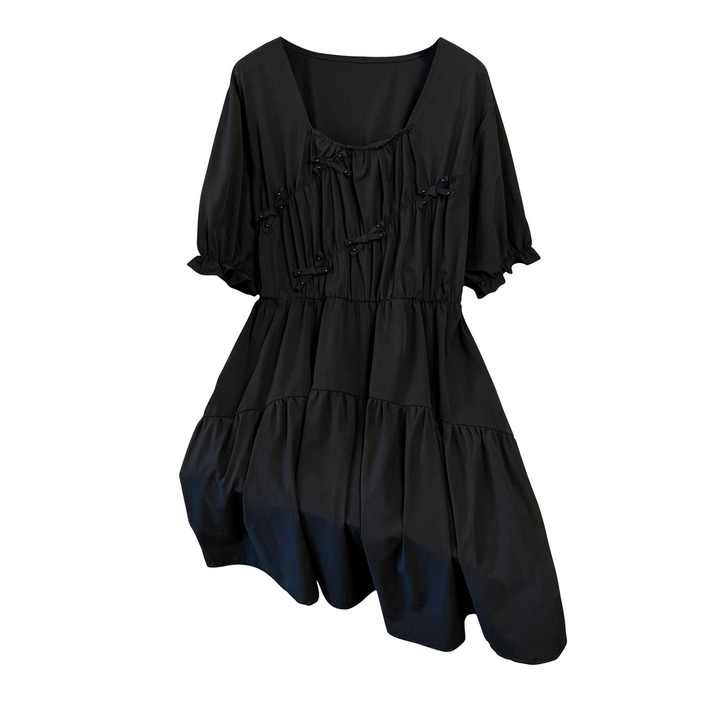 Plus Size Black Babydoll Dress (EXTRA BIG SIZE) – Pluspreorder